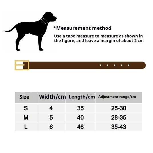 genuine cowhide for Greyhounds-Whippets & Large Breeds-dog-collar