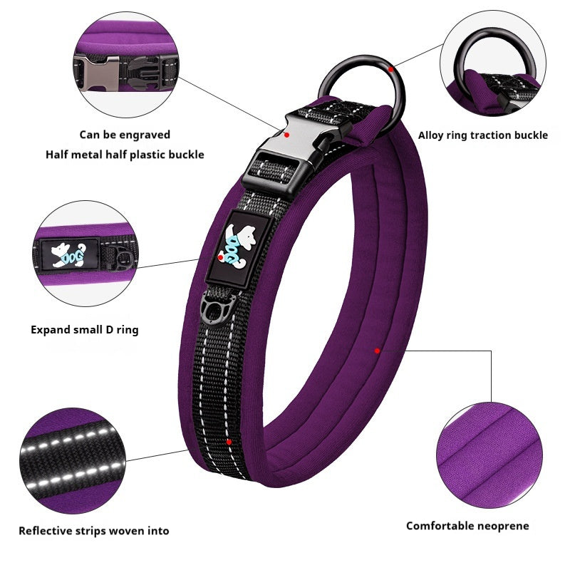 reflective-strip-dog collar