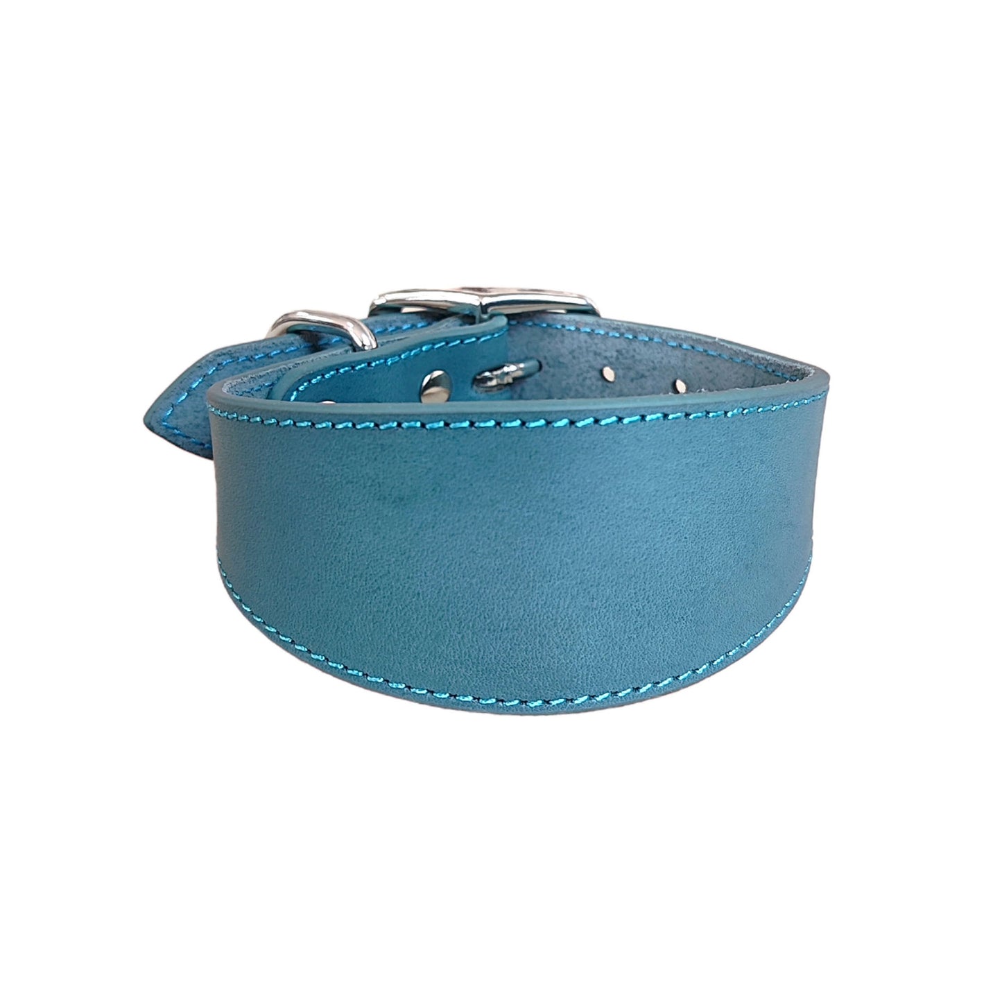 genuine cowhide for Greyhounds-Whippets - Large breeds-dog-collar