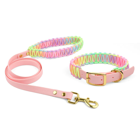small-dog-delicate-neck-rainbow-waterproof-collar