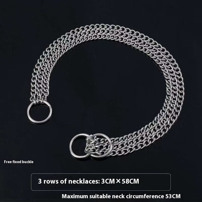 waterproof-arnish-resistant-dog collar-unbreakable security – reinforced metal resists pulling-chewing& weathering