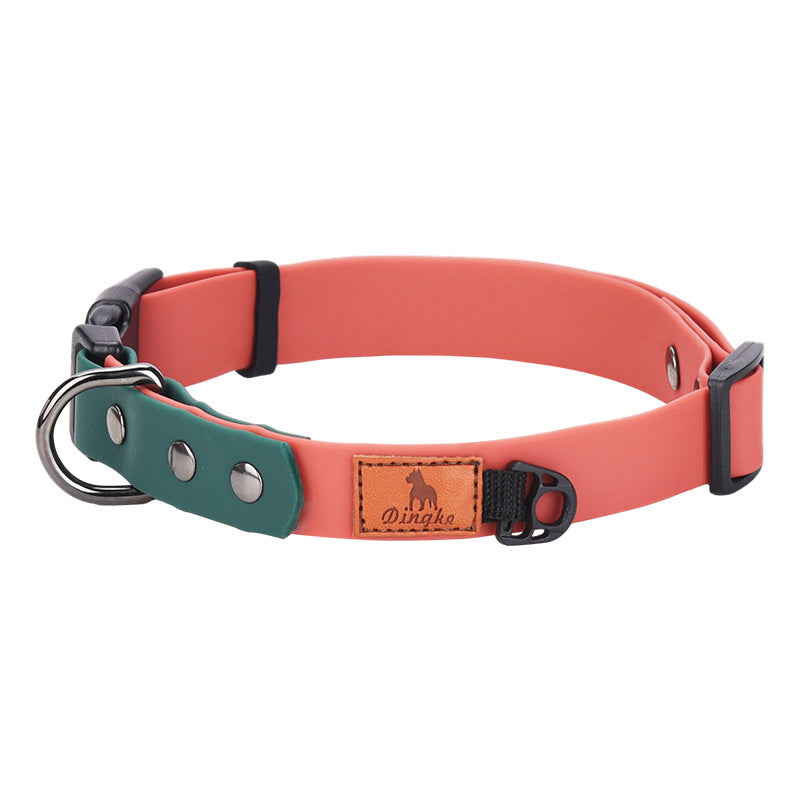 heavy-duty waterproof dog collar-PVC