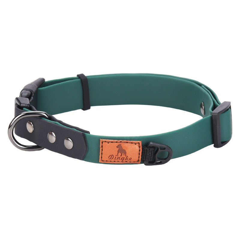 escape-proof quick-dry PVC for colden Retrievers & Corgis-dog collar