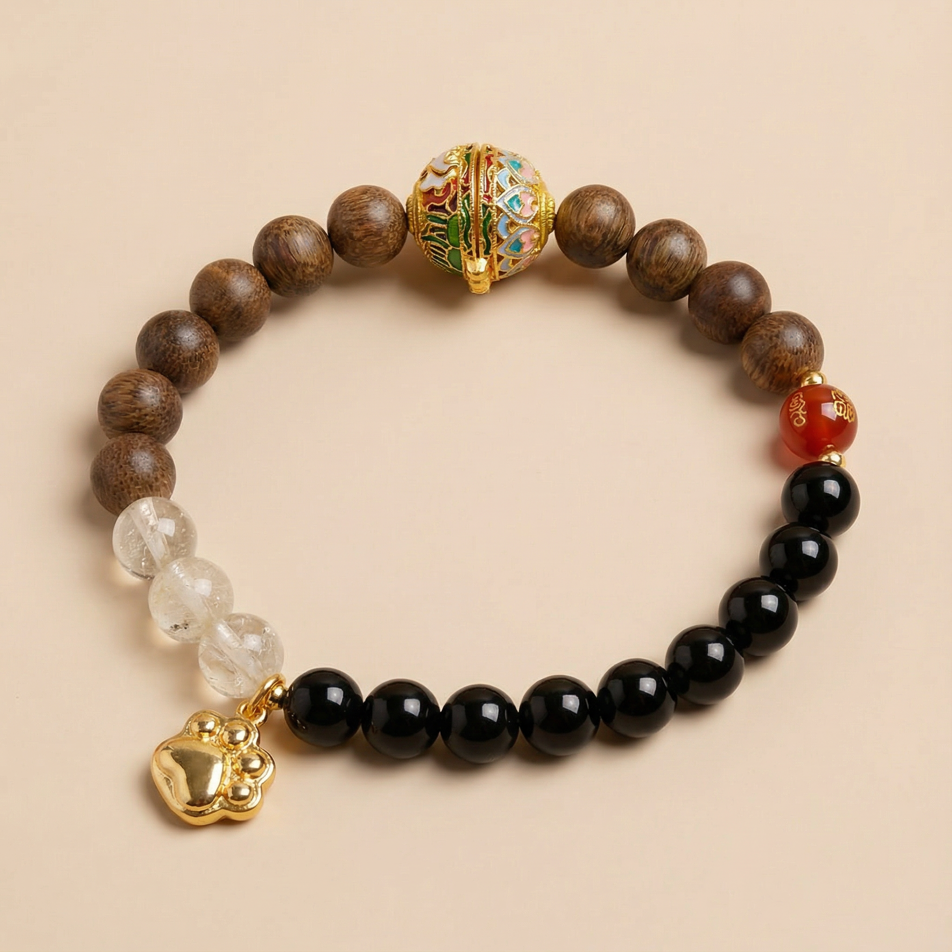 rainbow bridge-dog-memorial-bracelet-crystal-pet-peace-energy