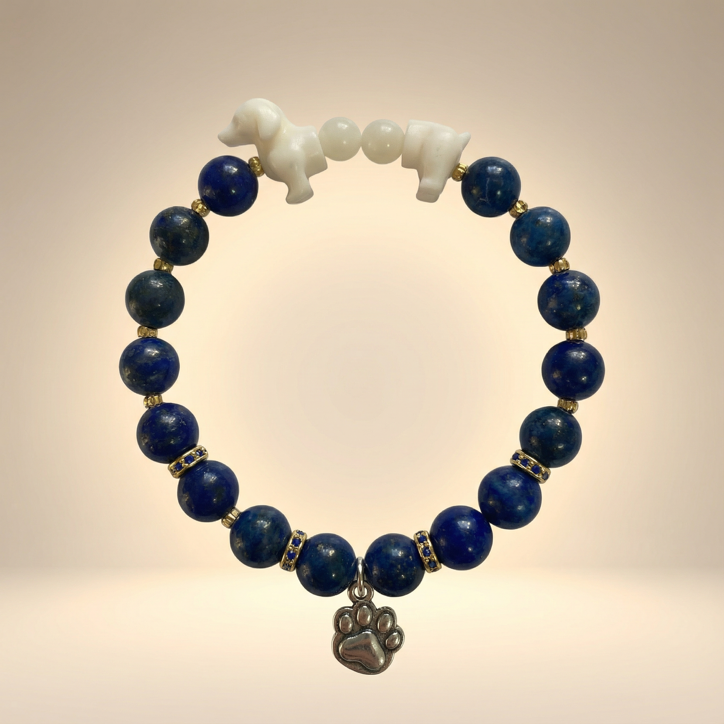 rainbow bridge-missing-dog-dachshund-memorial-bracelet-crystal-pet-charm for hope