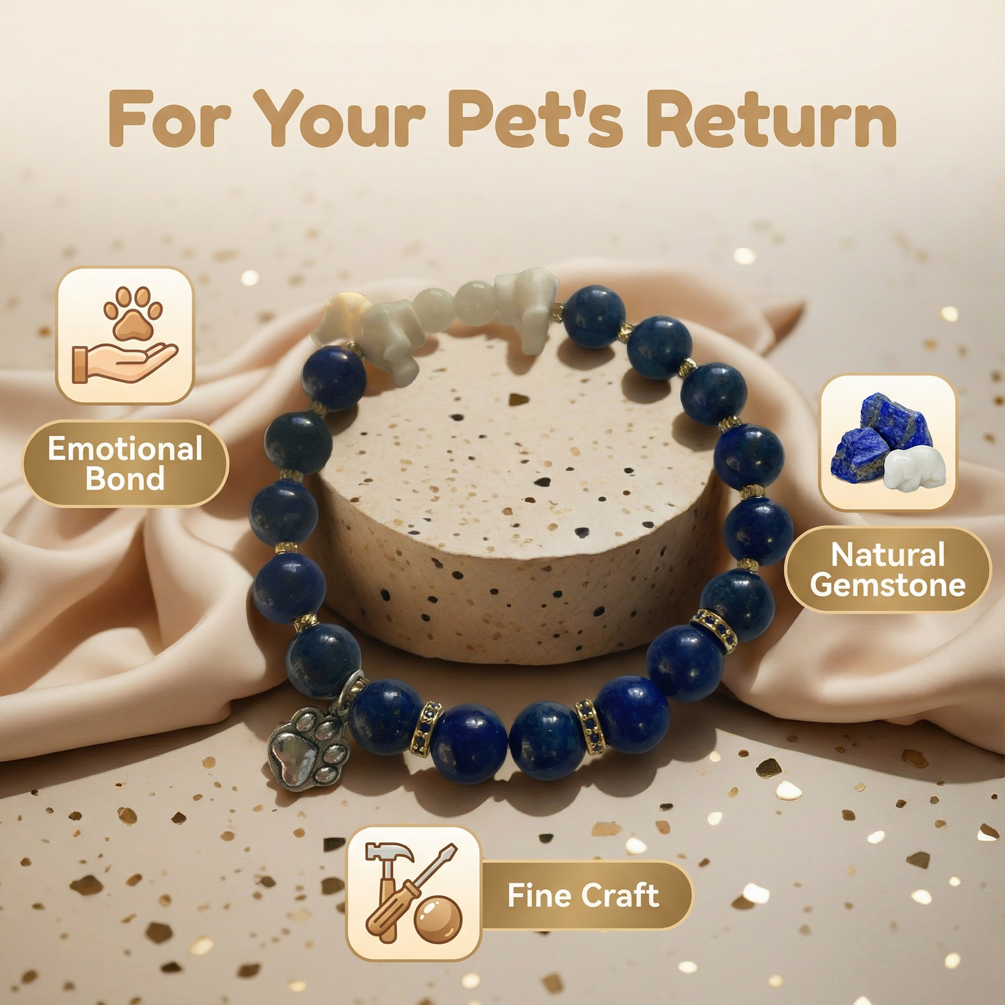 rainbow bridge-missing-dog-dachshund-pet memorial-bracelet-craft