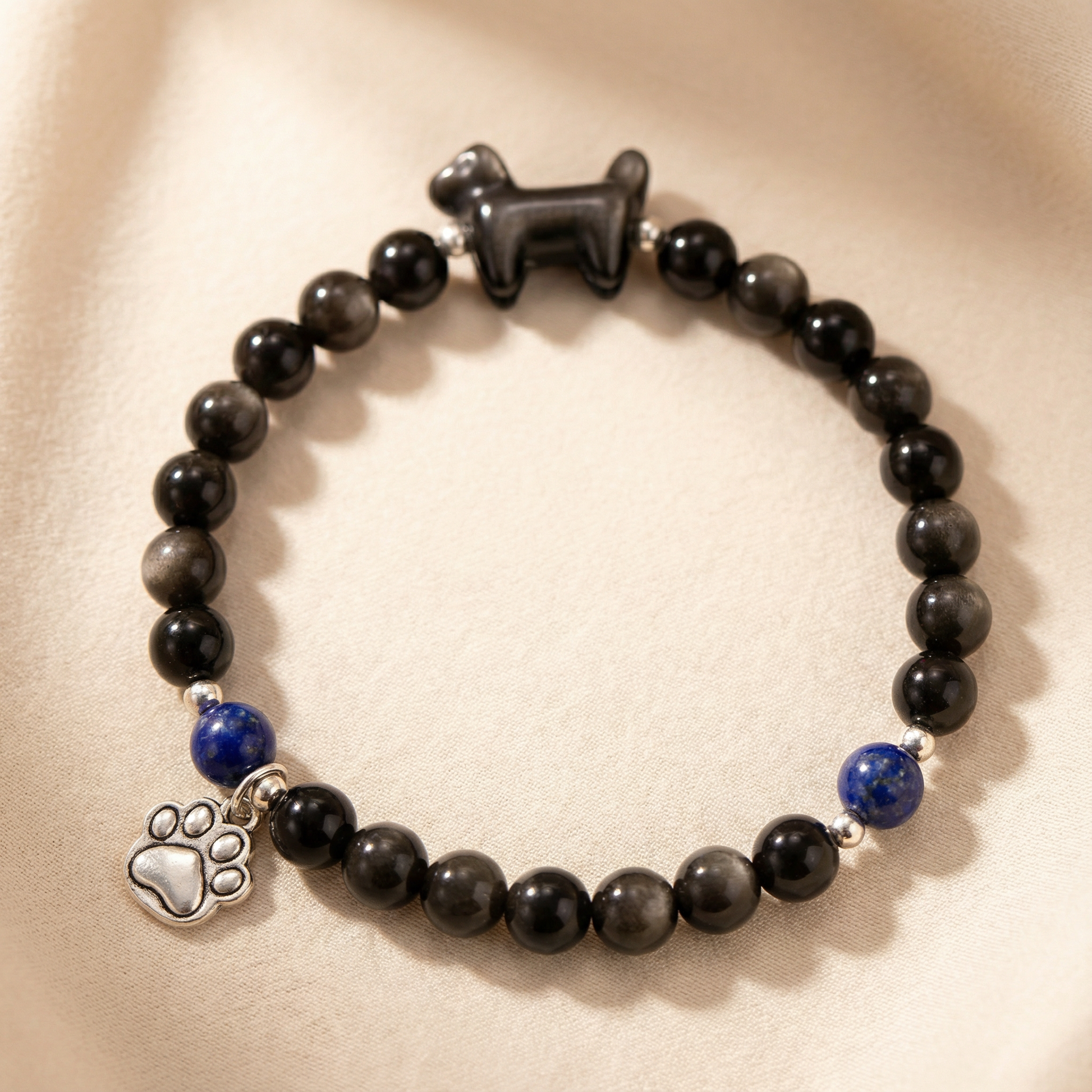 rainbow bridge-missing-dog-memorial-bracelet-crystal-pet-Prayers for protection &peace