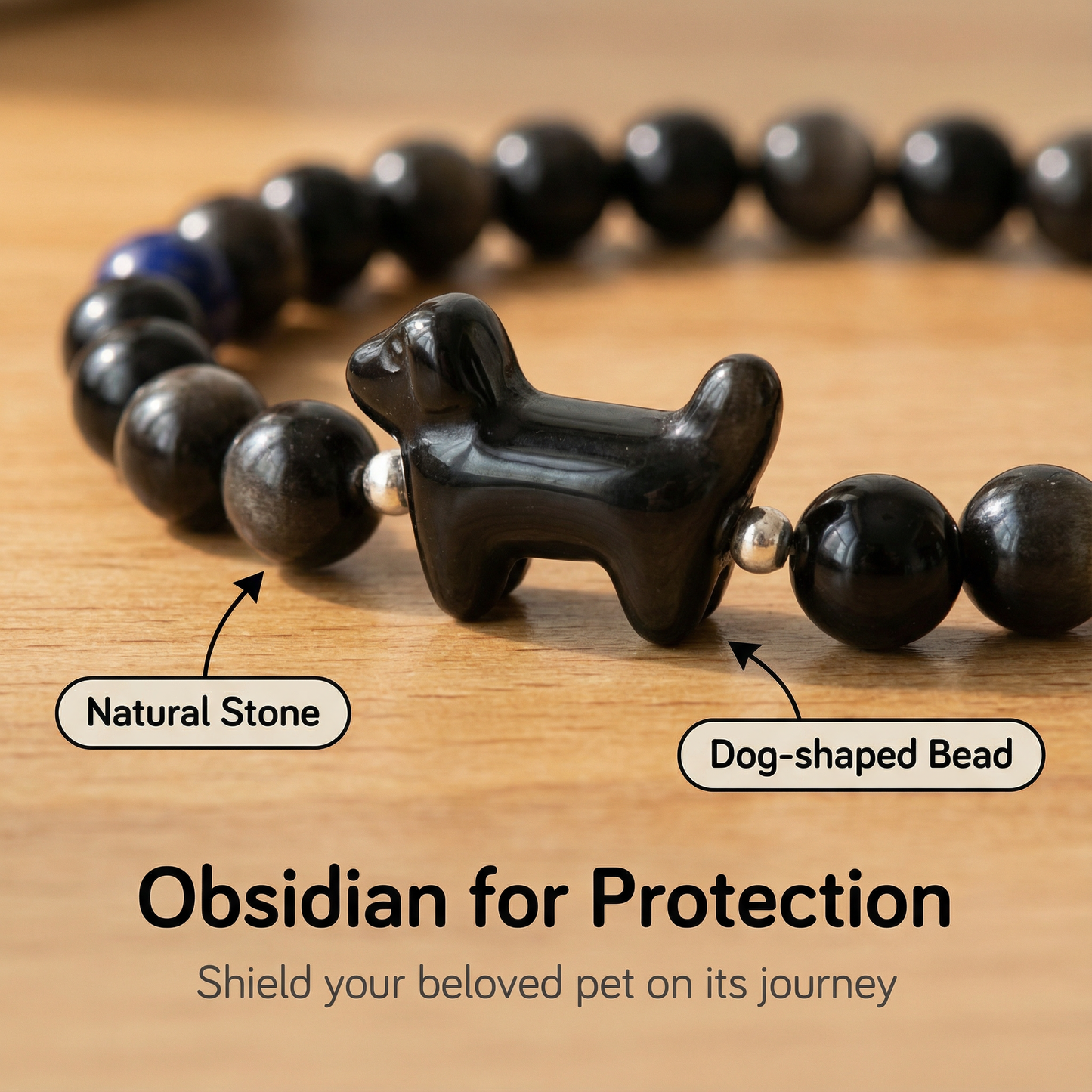 rainbow bridge-missing-dog-memorial-bracelet-crystal-pet-crystal-protection