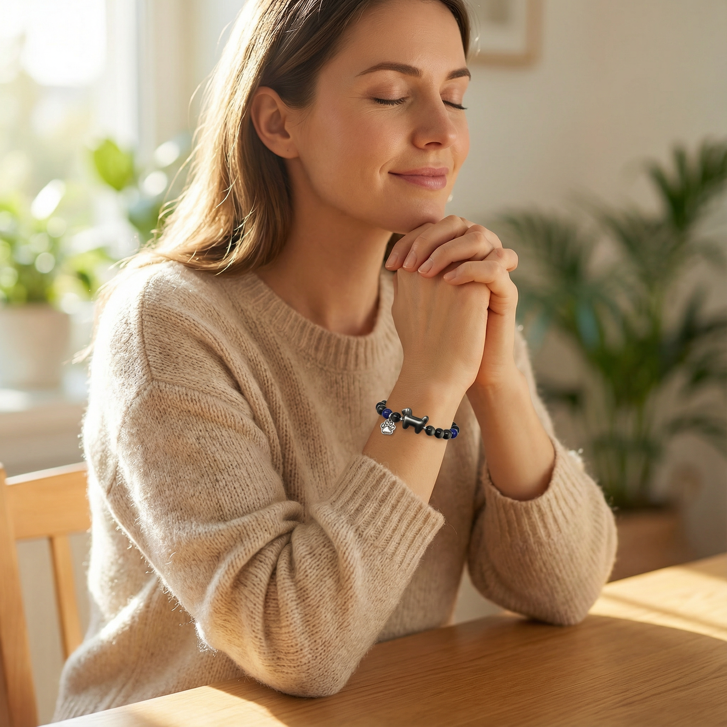 rainbow bridge-missing-dog-memorial-bracelet-pet-crystal-energy-pray