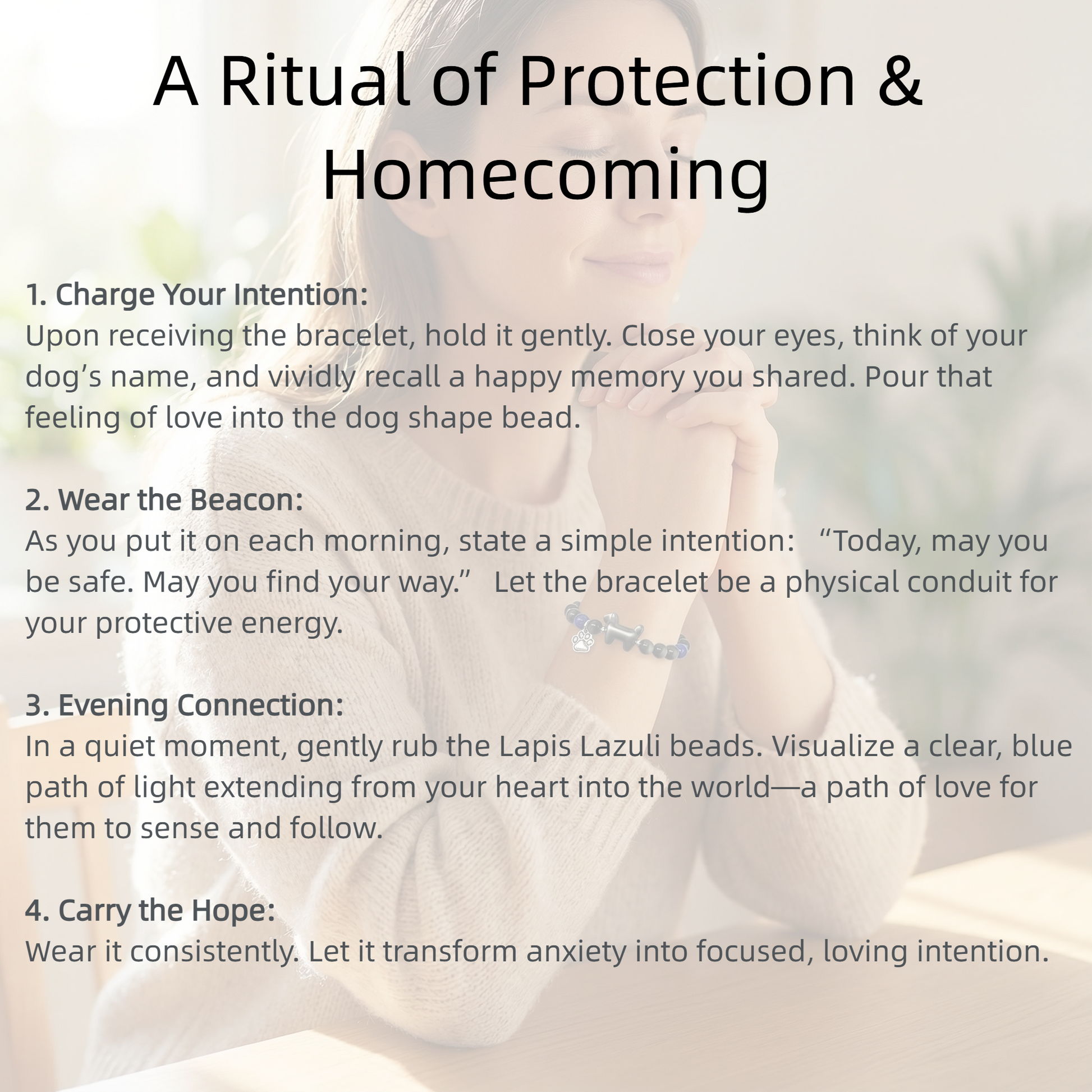 rainbow bridge-missing-dog-memorial-bracelet-pet-crystal-energy-pray-ritual